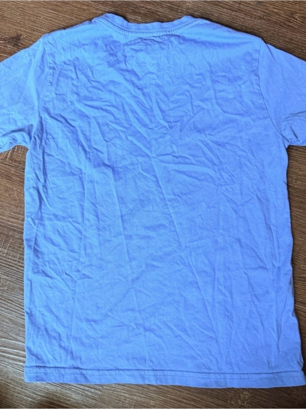 Tommy Hilfiger Men’s Sky Blue Crew Neck Tee Sz 8 #0037 - Picture 4 of 4